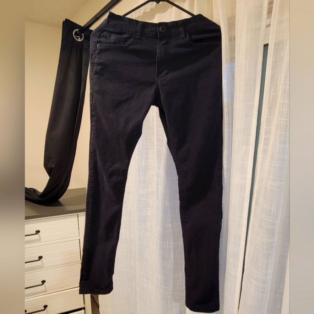 Bluesteel Black Skinny Jeans